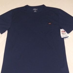 Men's Dickies Pocket Tee Cool & Dry Blue Shirt